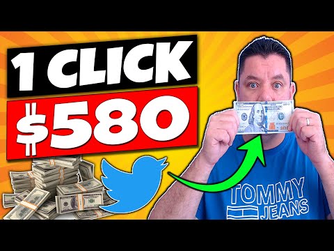 $587.86 From ONE CLICK | Make Money On Twitter For FREE (EASY) Make Money Online