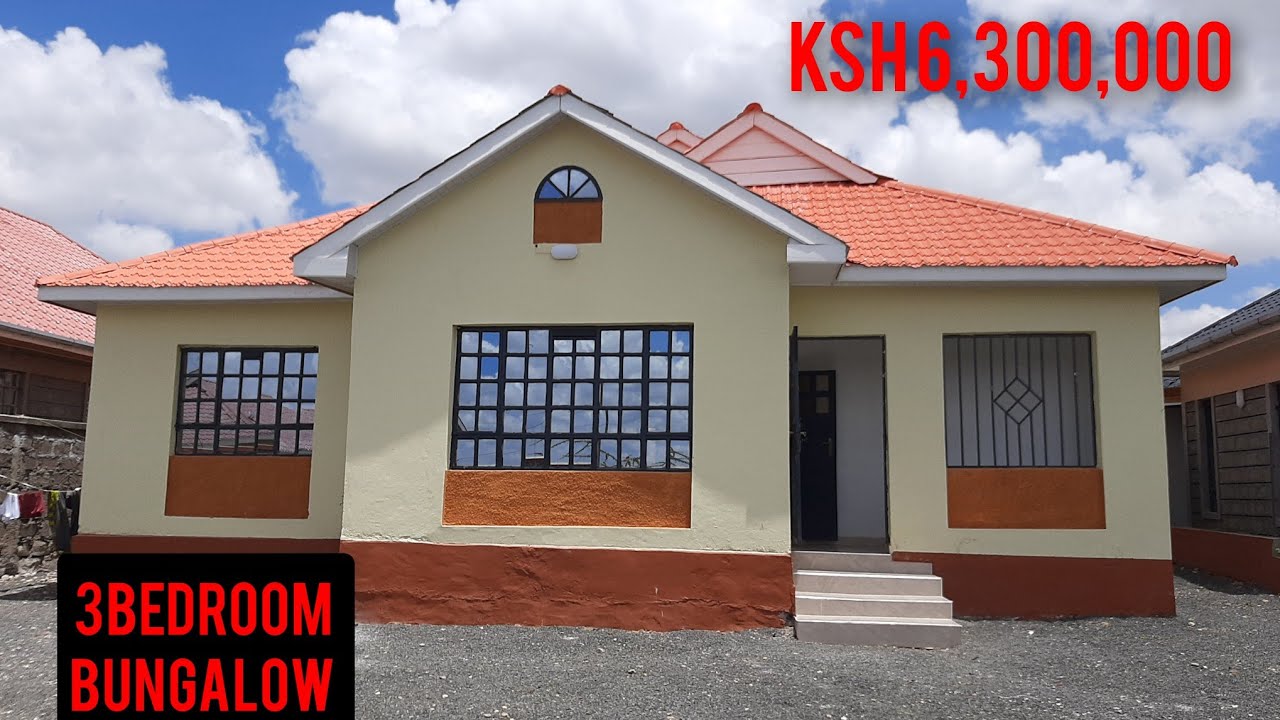 3BR Bungalow for Sale in Kenya Ksh 6.3M YouTube