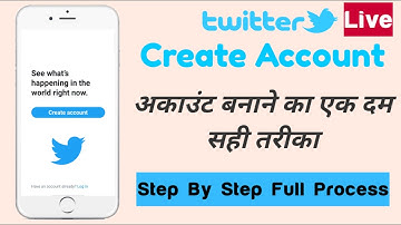 How To Create Twitter Account/Twitter Account Kaise Banaye/Twitter Username And Profile Name