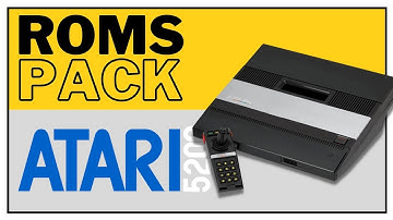 🎮 PACK ROMs SET - Atari 5200 | 132 Jogos