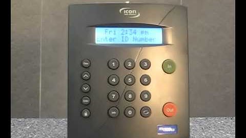RTC 1000 2 0 from Icon Time Systems   Network Setup and Login- Time Clock Zone