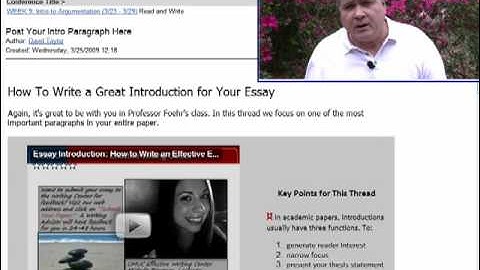 Argument & Debate: Video Lecture for Week 9, Comm 600