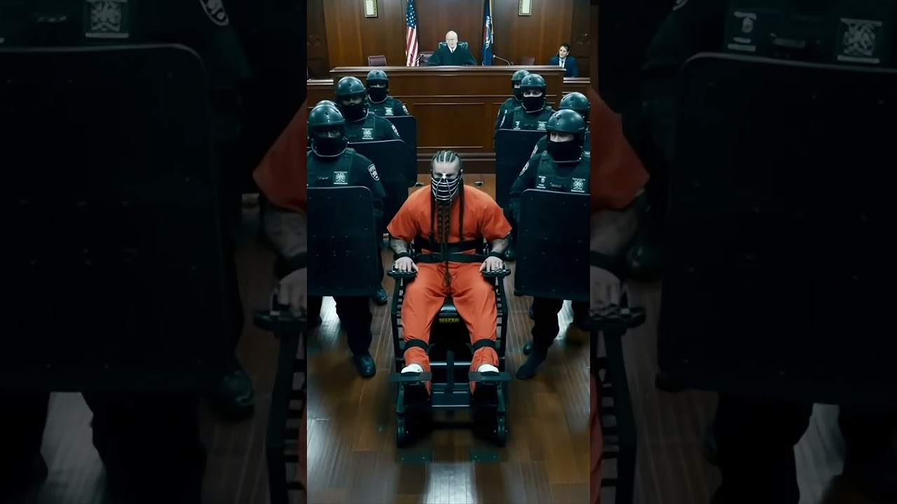 Inmate Explodes After 45,500-Year Sentence | Violent Courtroom CCTV Footage