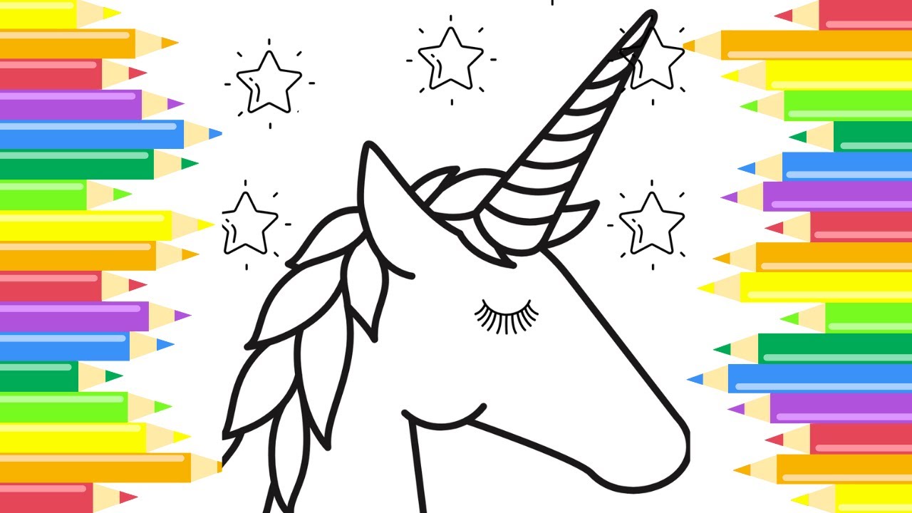 Unicorn Colouring - YouTube
