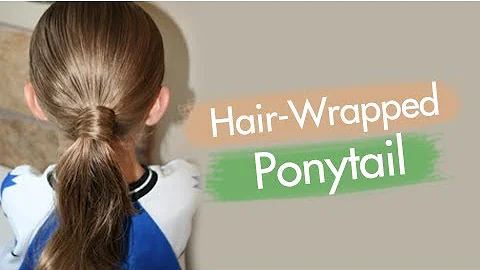 Hair-Wrapped Ponytail | Cute Girls Hairstyles - DayDayNews