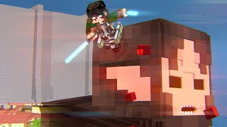 LEVI VS TITAN BESTIAL !! - Minecraft Animation / Attack On Titan