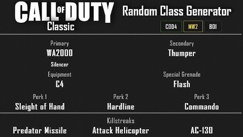 MW2 - Favela Ground War Domination (36-11) Random Class Generator #201 [2022]