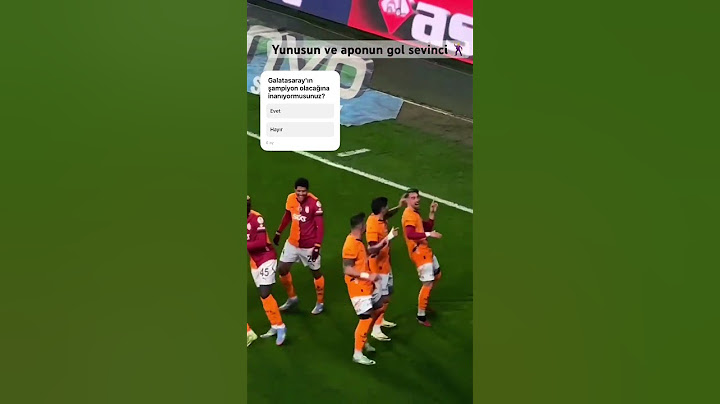 Galatasaray vs. Samsunspor gol sonrası yunus ve apodan dans🕺      #Galatasaray #samsunspor #yunus
