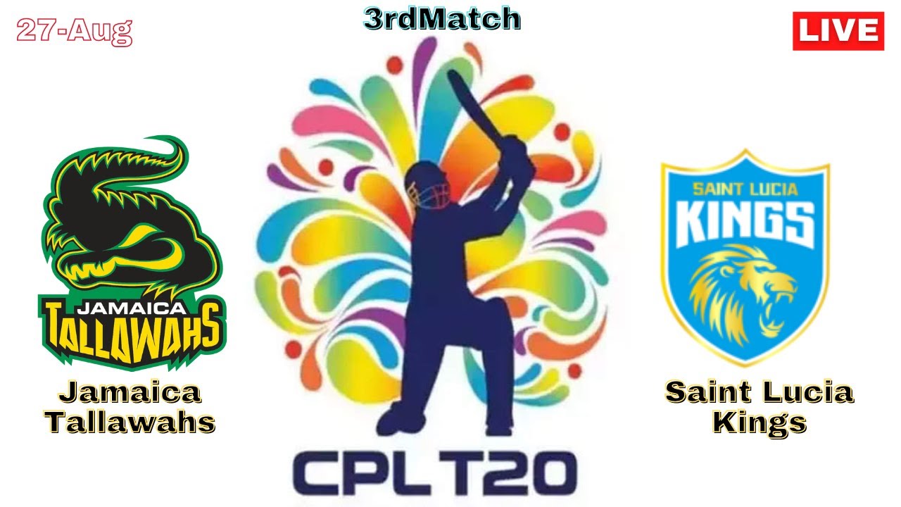 🔴Live Stream : JT vs SLK -- 3rd Match | Caribbean Premier League 2021| Live Cricket Score..
