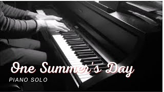 Joe Hisaishi - One Summer&#39;s Day (piano cover)