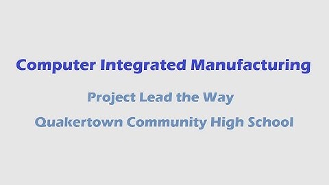 Computer Integrated Manufacturing (CIM)