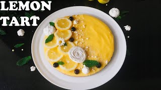 Lemon Tart recipe (No baking)  | (طورطة الحامض لذيذة وسهلة جدا (بدون فرن
