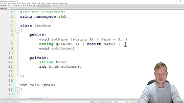 10. C++ Programming - Set And Get Function (C++ Class)