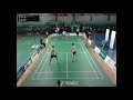 Badminton Ireland u19 Open - Mens Doubles Final, Set 1 (Dolan & Walsh vs Hall & Gilmore)