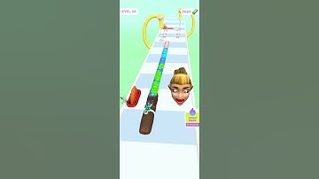 #shorts Nail Stack! 🌈 💅 - 3D Games #Gameplay #mobilegame All Levels Gameplay (iOS & Android)