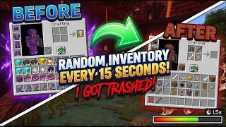 Minecraft, But My Inventory Randomly Swaps Every 15 Seconds...