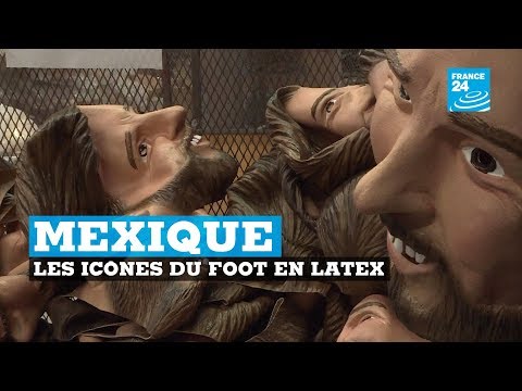 Mexique, les icônes du foot en latex