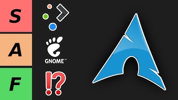 Ik heb Desktopomgevingen op Arch gerangschikt