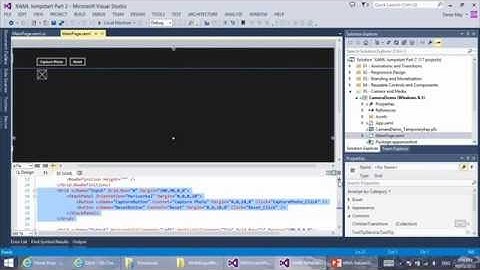 Advanced Windows Store App Development using C# Refresh: (05) Camera and Media