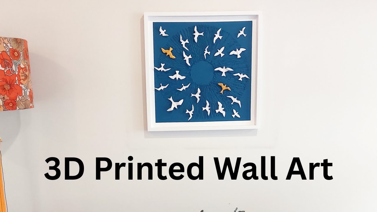 Creating 3D Printed Wall Art