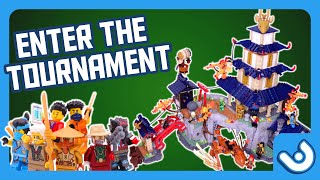 ENTER THE TOURNAMENT! Tournament Temple City 71814 EARLY Review LEGO Ninjago Dragons Rising 2024