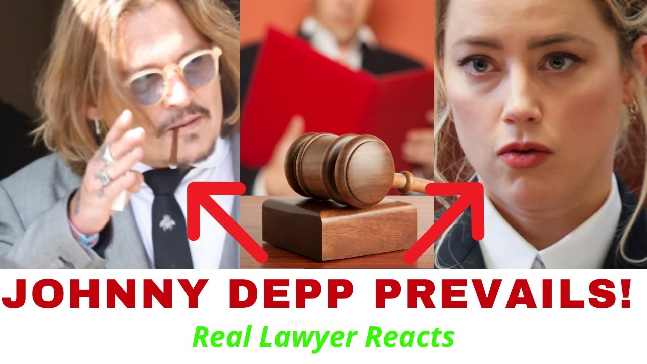 Johnny Depp Prevails Over Amber Heard! Real Lawyer Reacts