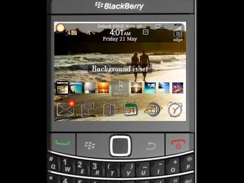 Theme bLiberated demo for BlackBerry Bold 9700, 96...