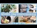 Winter Day Homemaking 2021 | DIY Cleaning Recipes | Cleaning Motivation