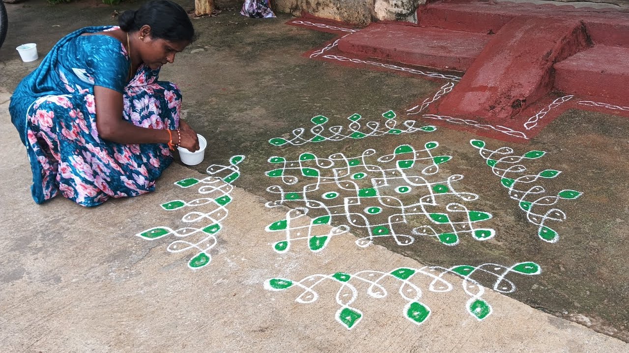 #kolam#rangili#chukkalamuggulu