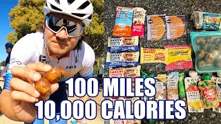 OUR FIRST CENTURY RIDE — what we ate to survive