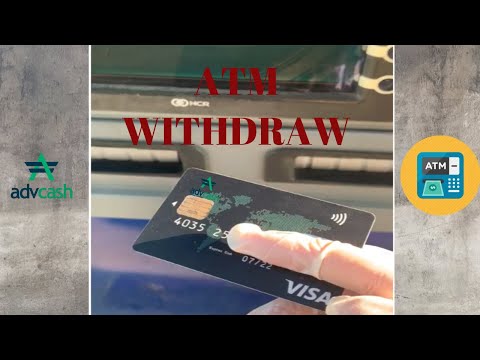Advcash Card l ATM WITHDRAW MONEY l Bitcoin MONEY Withdraw