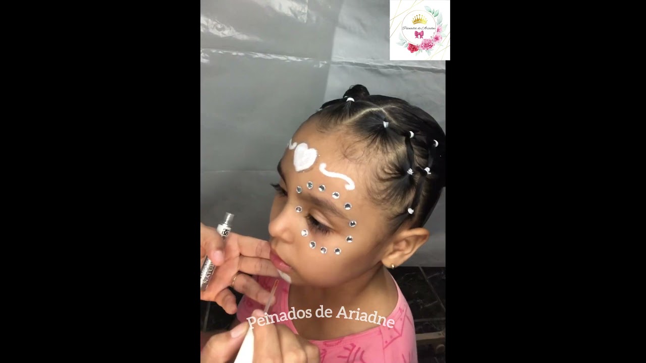 Maquillaje de catrina f&aacute;cil y sencillo para ni&ntilde;as✨🌸 #halloweenmakeup #ideas #catrina #catrinamakeup