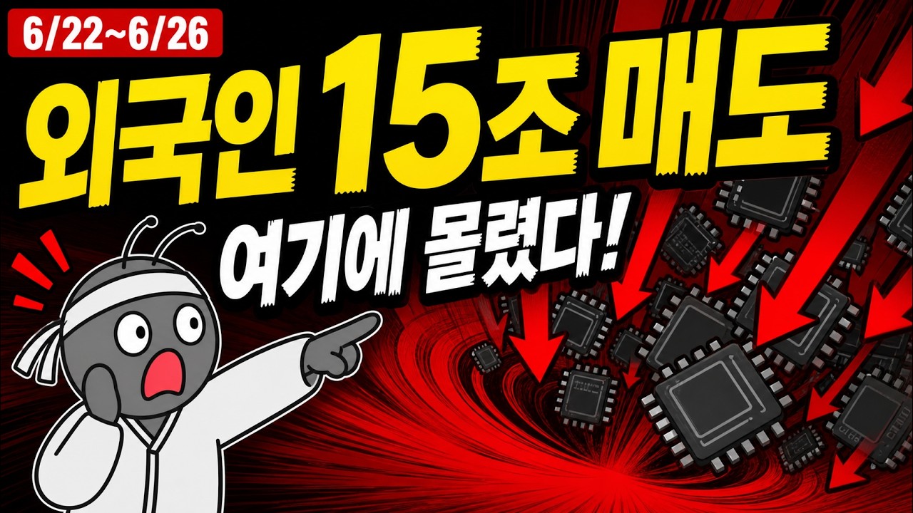 외국인 수급 대반전|종목 수는 매수 우위, 금액은 15조 순매도