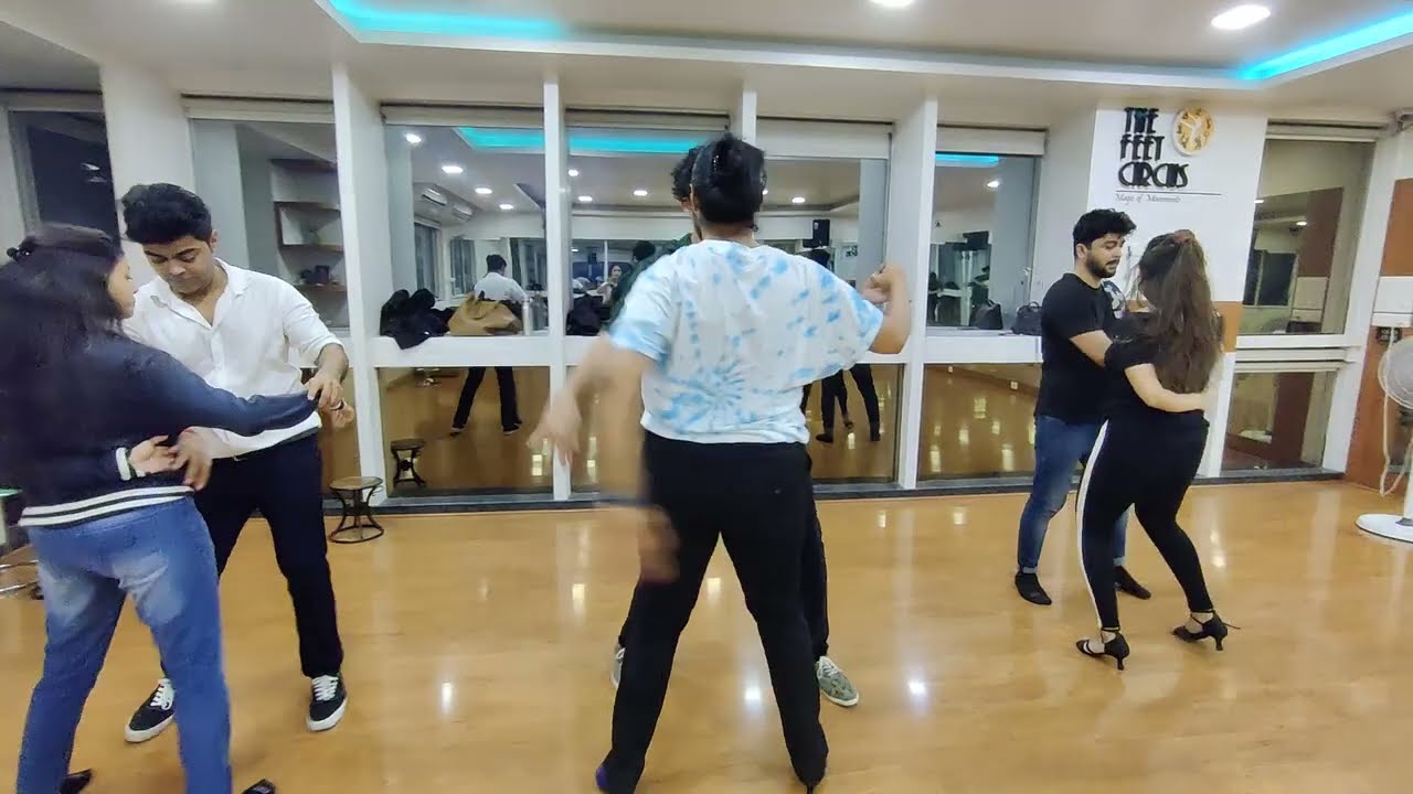 The Joy of Bachata Dancing with my students 