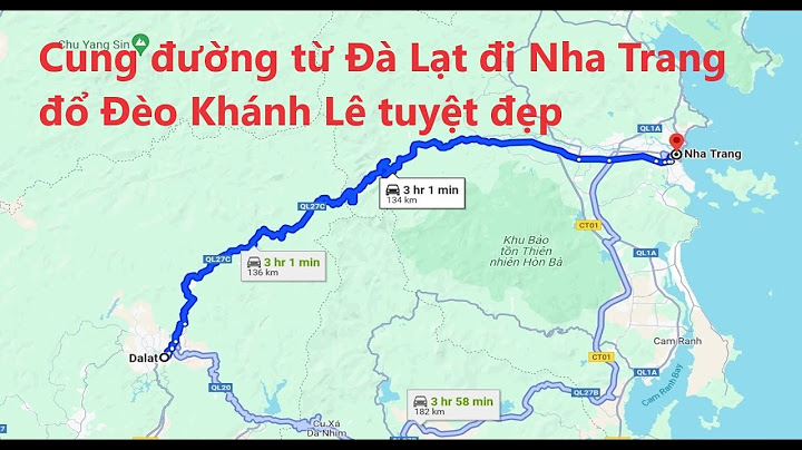 Nha trang đến đà lạt bao nhiêu km năm 2024