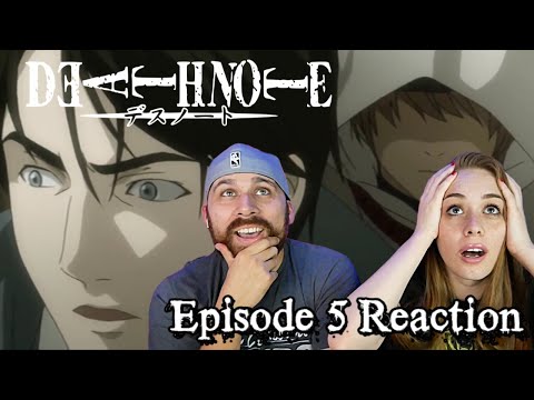 Death Note Episode 5 "Tactics" REACTION 1x5