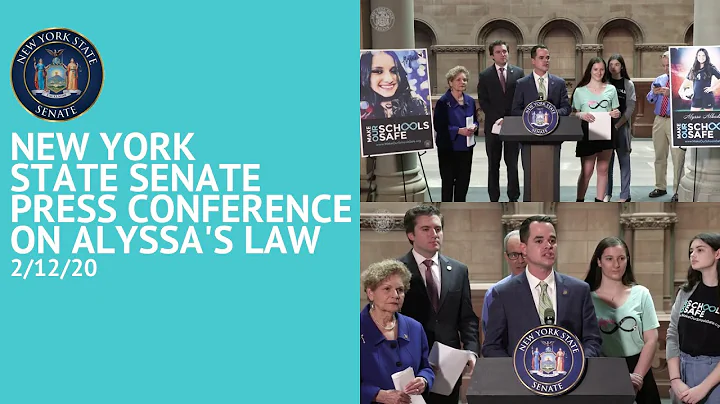 New York State Senate Press Conference on Alyssa's...