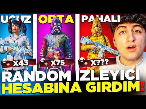 (%100) BAPE SETİ GARANTİ İZLEYİCİ HESAPLARINA GİRDİM! UCUZ ORTA PAHALI! PUBG Mobile