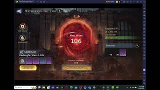 Tide Made It To Wave 106 And Got A Legendary Skill Stone And A Stone To Awaken Volka