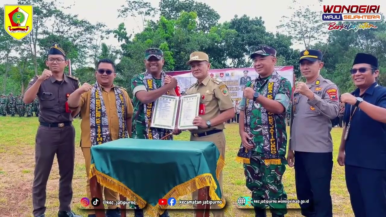 Upacara pembukaan TMMD Reguler Ke 127 Desa Kembang