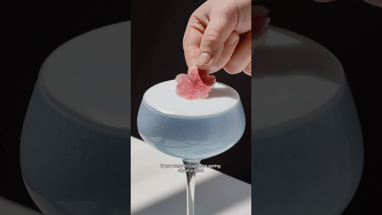 Turning the spring sky into a drink