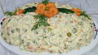 Bayram Süfrələrinin Bəzəyi Paytaxt Salatının Hazırlanması