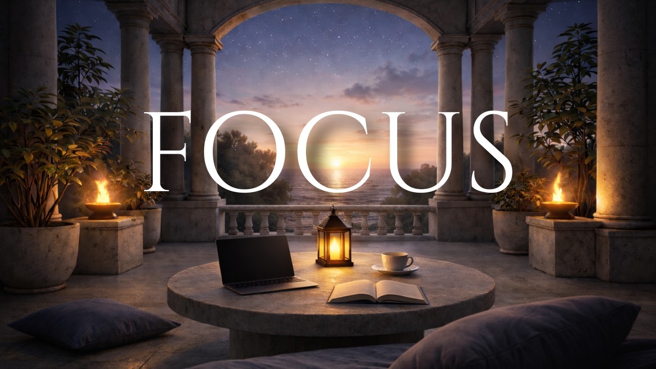 ADHD Stoic Focus Music for Self-Mastery  •  Work & Study (1 Hour)