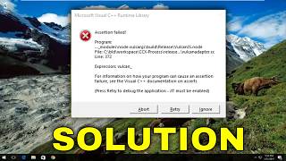 How to Solve Microsoft Visual C Runtime Error How to Solve Microsoft Visual C Runtime Error