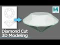 How To Make Diamond 3D Model In Maya How To Make Diamond 3D Model In Maya