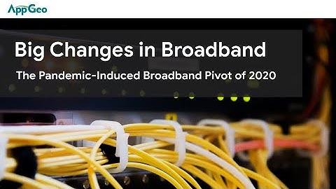 Using GIS for Smarter Broadband Deployment and Connectivity