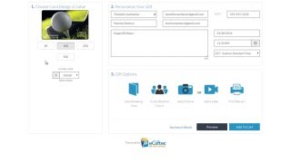 How to send a Go Play Golf Gift Card to a friend. screenshot 5