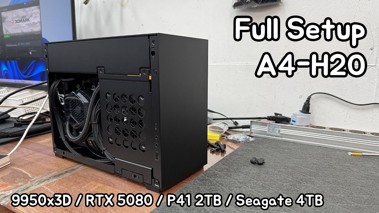 Full Setup Mini SFF PC A-H2O 하드는 오랫만에 넣은듯?