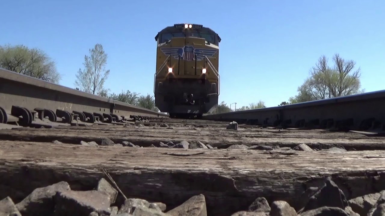 Train Runs over my camera! - YouTube