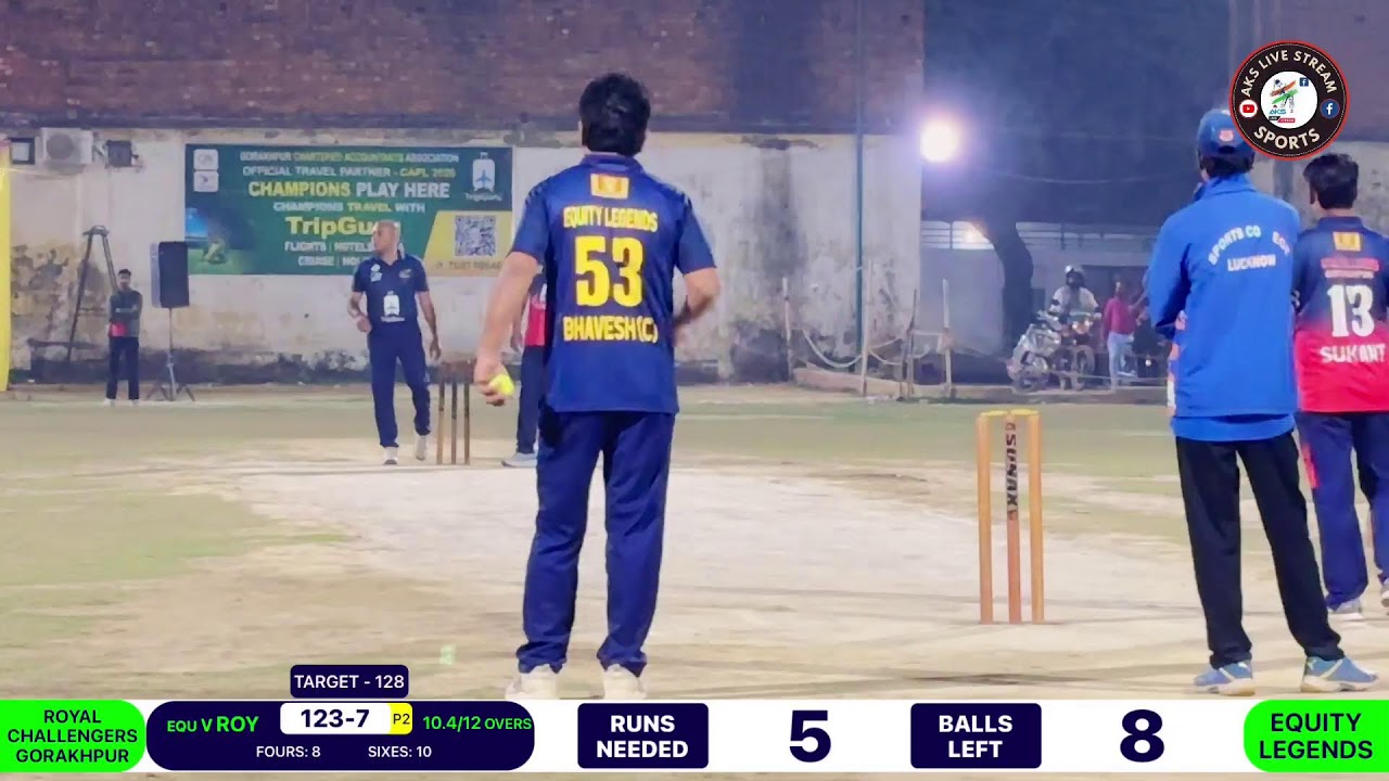 CAPL 2026 Day) Royal chalangers Gorakhpur VS Equity Legends